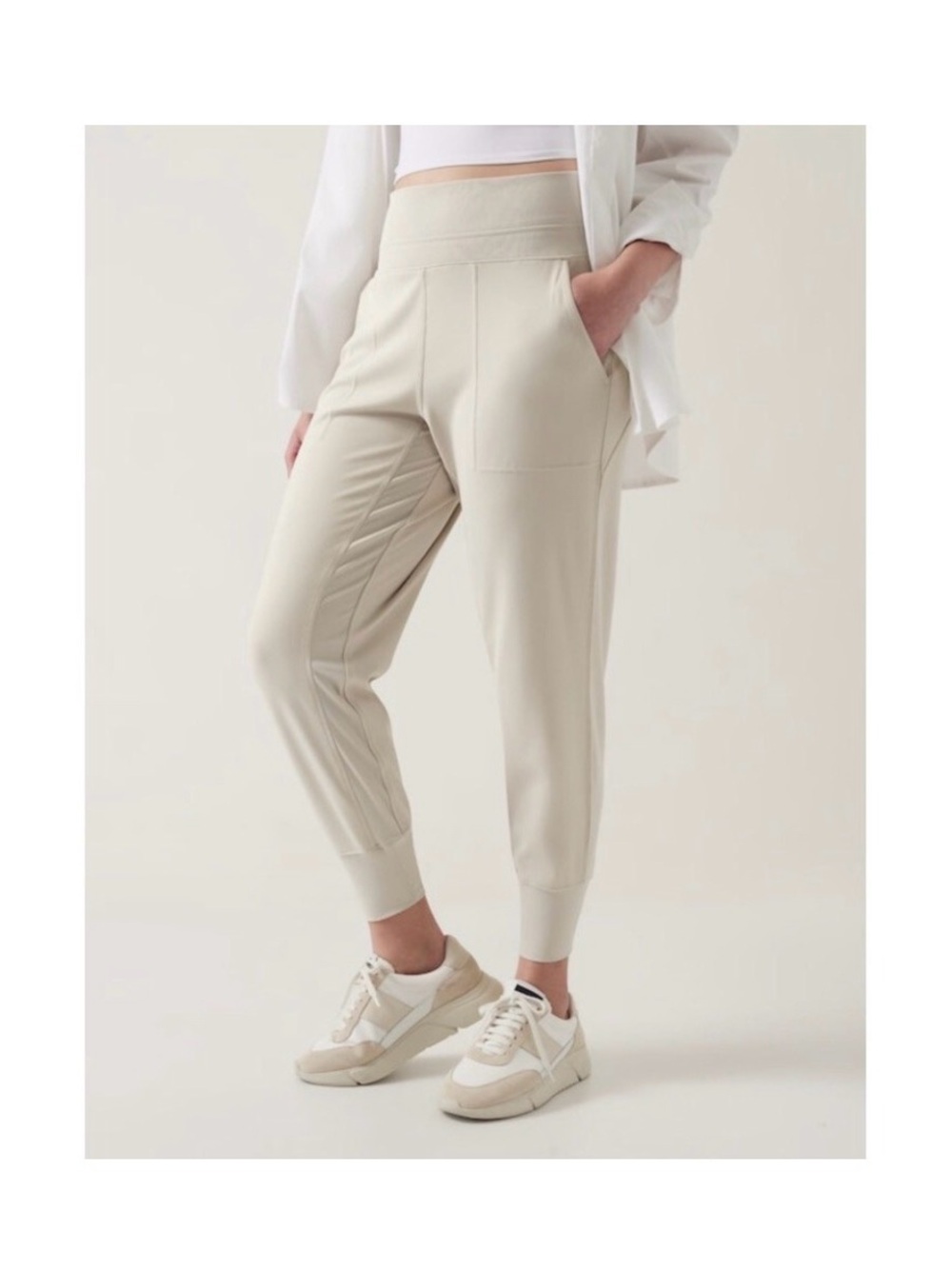 Athleta Venice Joggers Oatmeal size SP